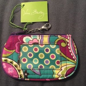 Vera Bradley clip zip ID
